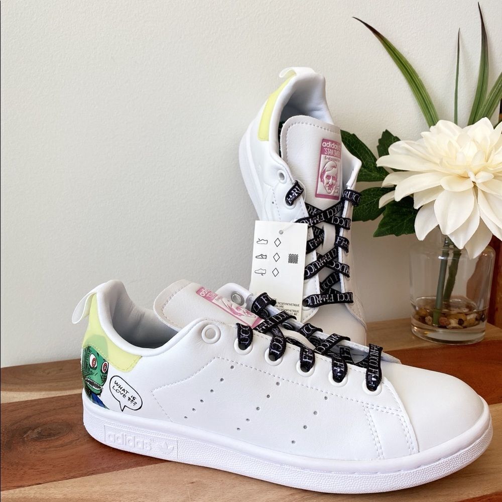 adidas Originals Stan Smith X Fiorucci What Is Love EG5152‎ size US7/UK5.5